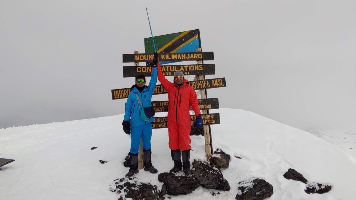 Summit of Mount Kilimanjaro
